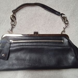 Vintage Classic APOSTROPH Black Leather Women’s Clutch Bag